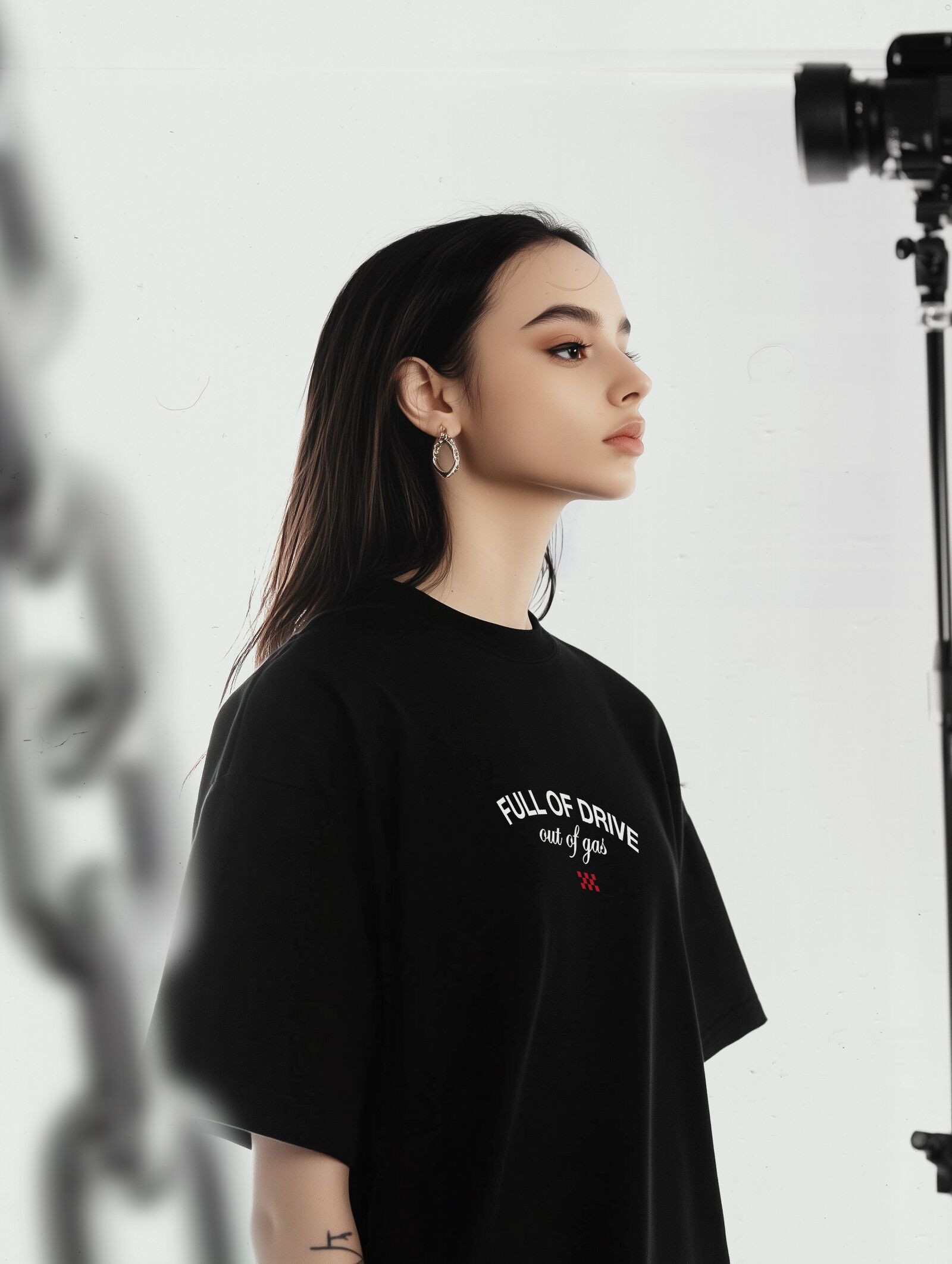 Full of Drive - Vintage Oversized T-Shirt - Image 3